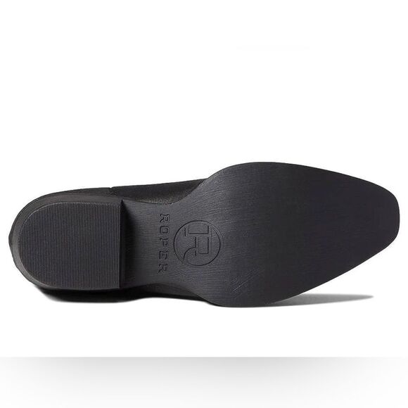 ROPER Riley Scroll Embroidered Womens Snip Toe Western Boots Size 9.5 EU 40.5 - Picture 7 of 13